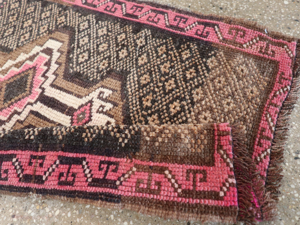 Vintage Turkish Anatolian Throw Rug, No.31707 - Gss