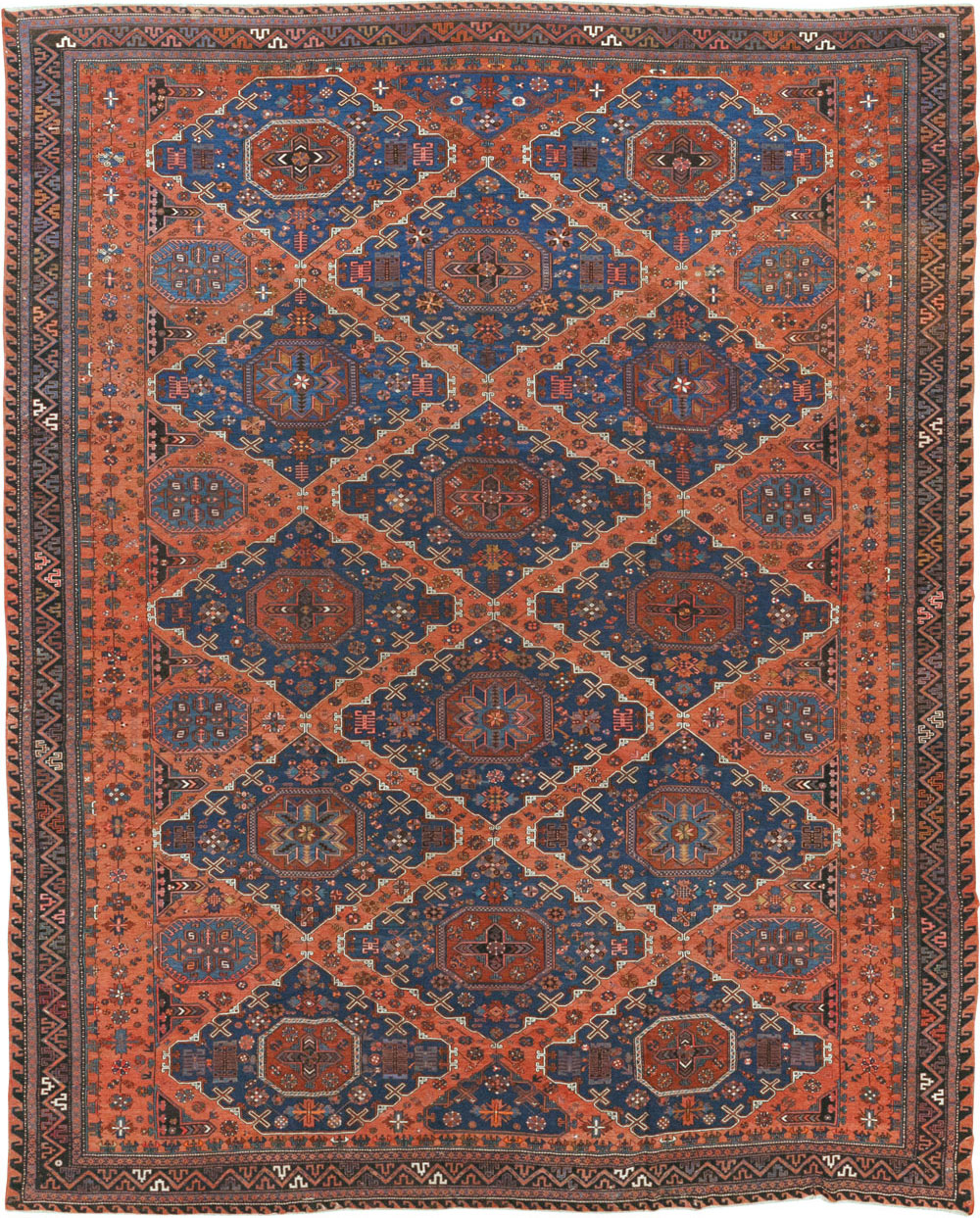 Antique Caucasian Soumak Large Carpet, No.31710 - Gss