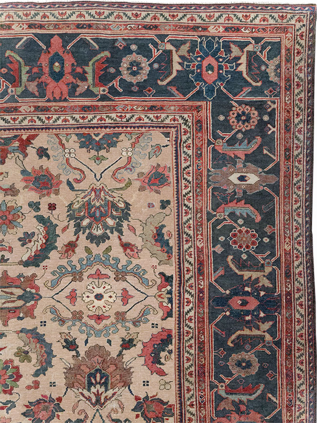 Antique Persian Mahal Room Size Carpet, No.31712 - Gss