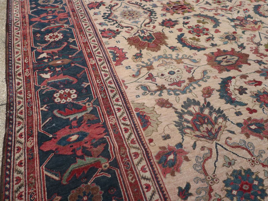 Antique Persian Mahal Room Size Carpet, No.31712 - Gss