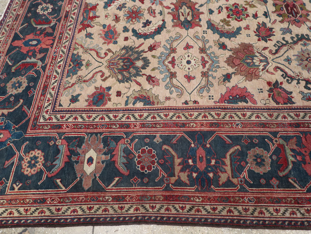 Antique Persian Mahal Room Size Carpet, No.31712 - Gss