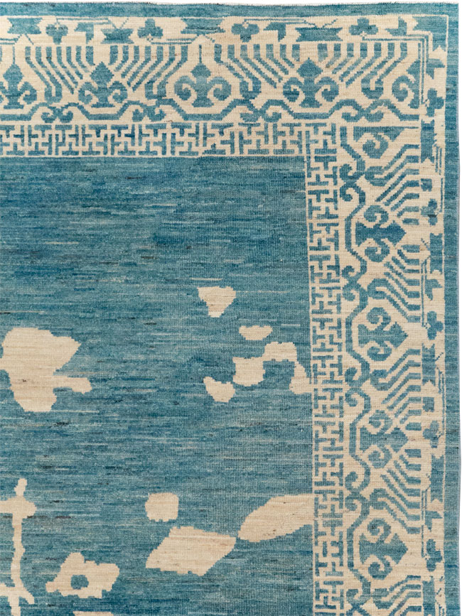 Modern East Turkestan Khotan Room Size Carpet, No.31714 - Gss