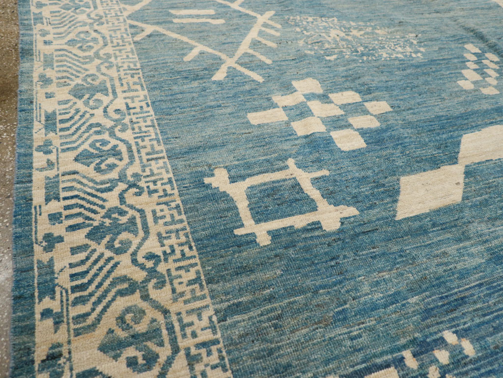 Modern East Turkestan Khotan Room Size Carpet, No.31714 - Gss