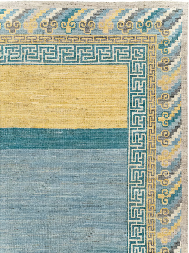 Modern East Turkestan Khotan Room Size Carpet, No.31715 - Gss
