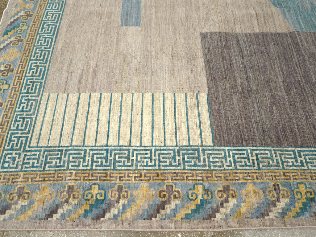 Modern East Turkestan Khotan Room Size Carpet, No.31715 - Gss