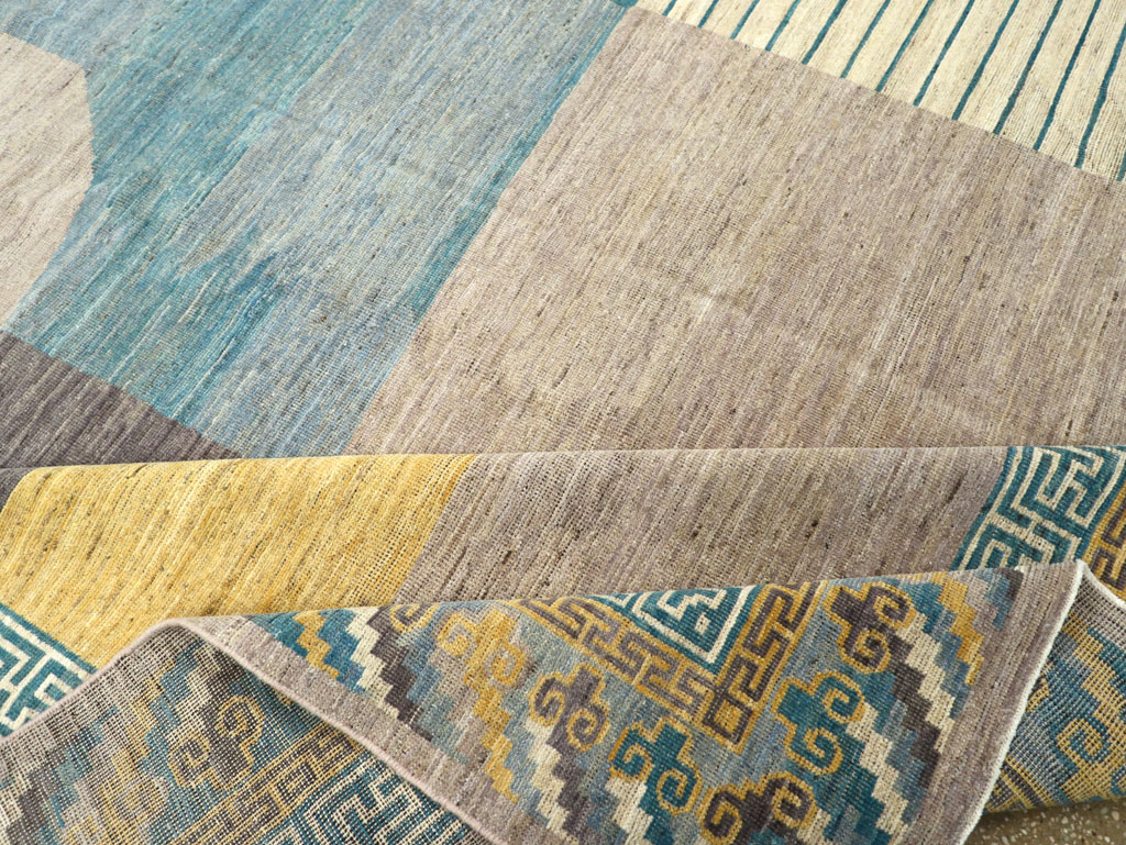 Modern East Turkestan Khotan Room Size Carpet, No.31715 - Gss