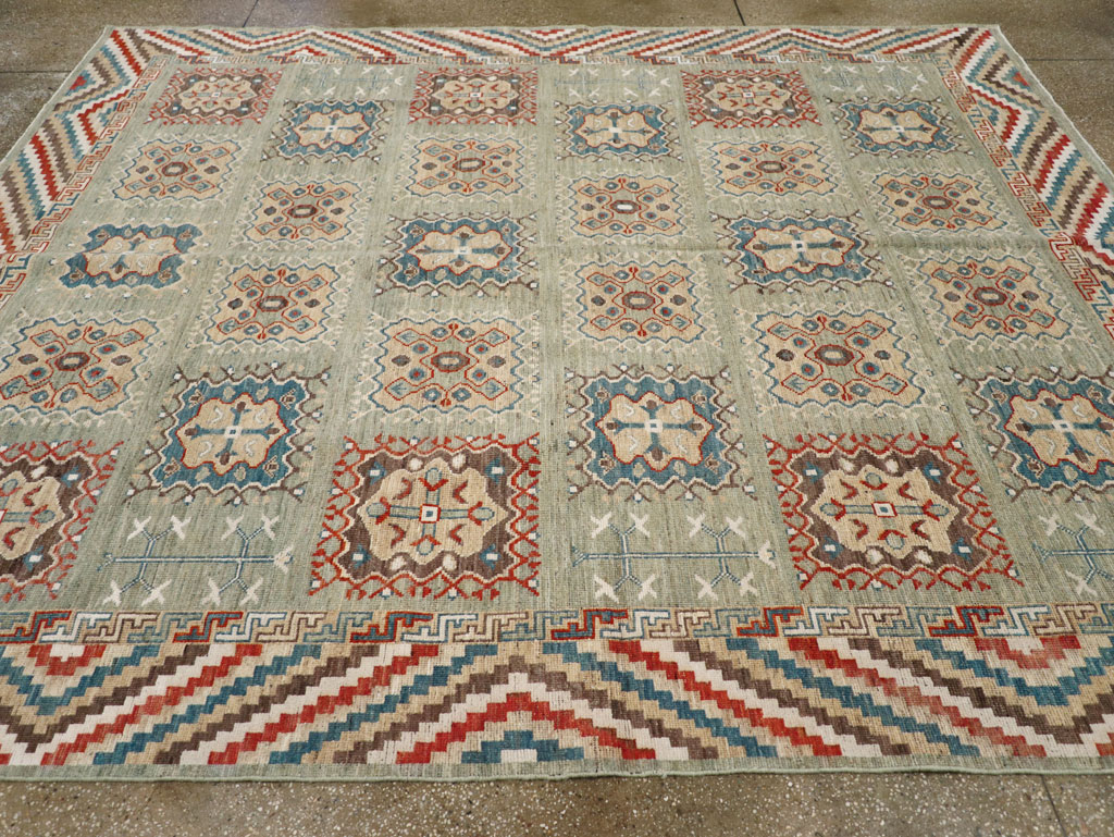 Modern East Turkestan Khotan Small Room Size Carpet, No.31717 - Gss