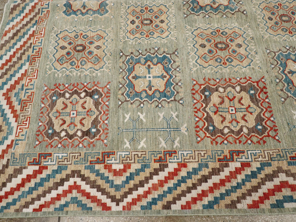 Modern East Turkestan Khotan Small Room Size Carpet, No.31717 - Gss