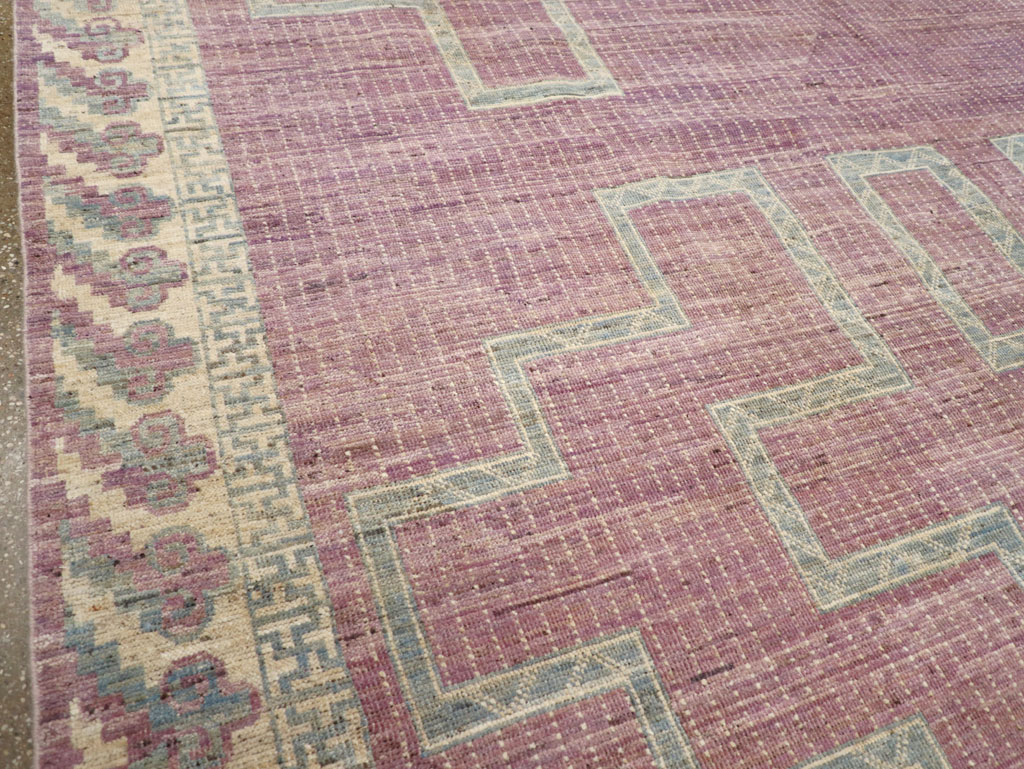 Modern African Tuareg Inspired East Turkestan Khotan Room Size Carpet, No.31720 - Gss