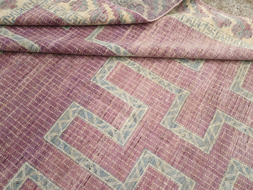 African Tuareg Inspired Modern East Turkestan Khotan Room Size Carpet, No.31720 - Gss