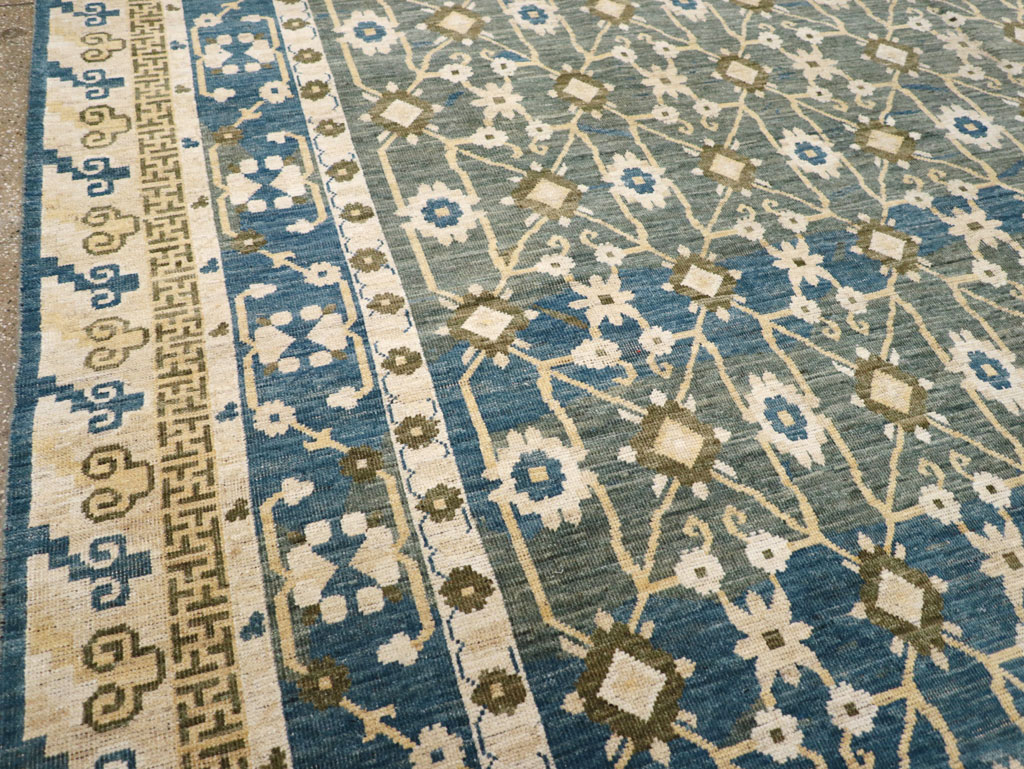 Modern East Turkestan Khotan Large Room Size Carpet, No.31721 - Gss