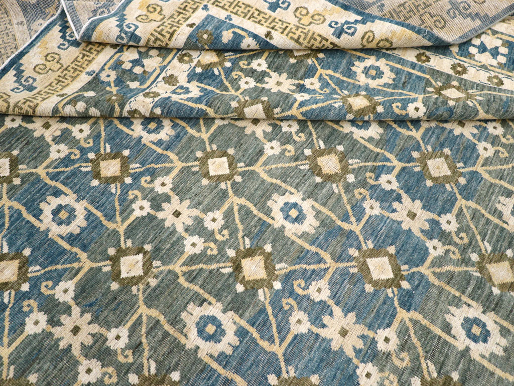 Modern East Turkestan Khotan Large Room Size Carpet, No.31721 - Gss