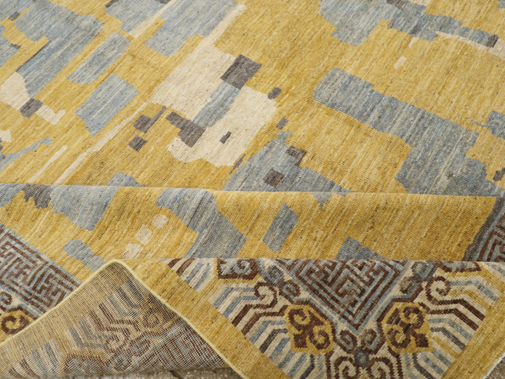 Modern East Turkestan Khotan Room Size Carpet, No.31722 - Gss