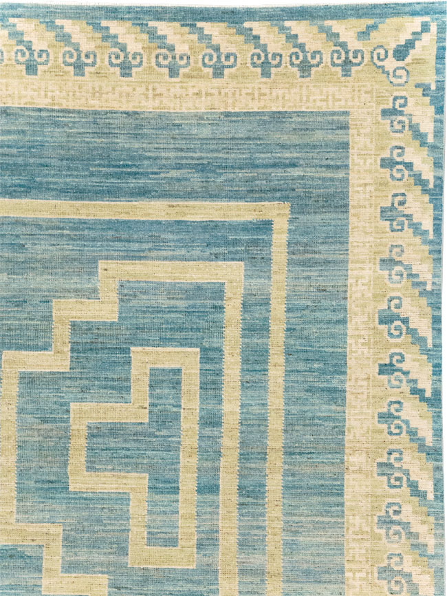 African Tuareg Inspired Modern East Turkestan Khotan Room Size Carpet, No.31723 - Gss