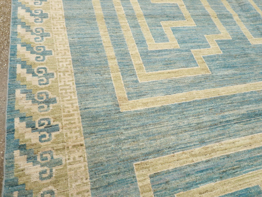 African Tuareg Inspired Modern East Turkestan Khotan Room Size Carpet, No.31723 - Gss