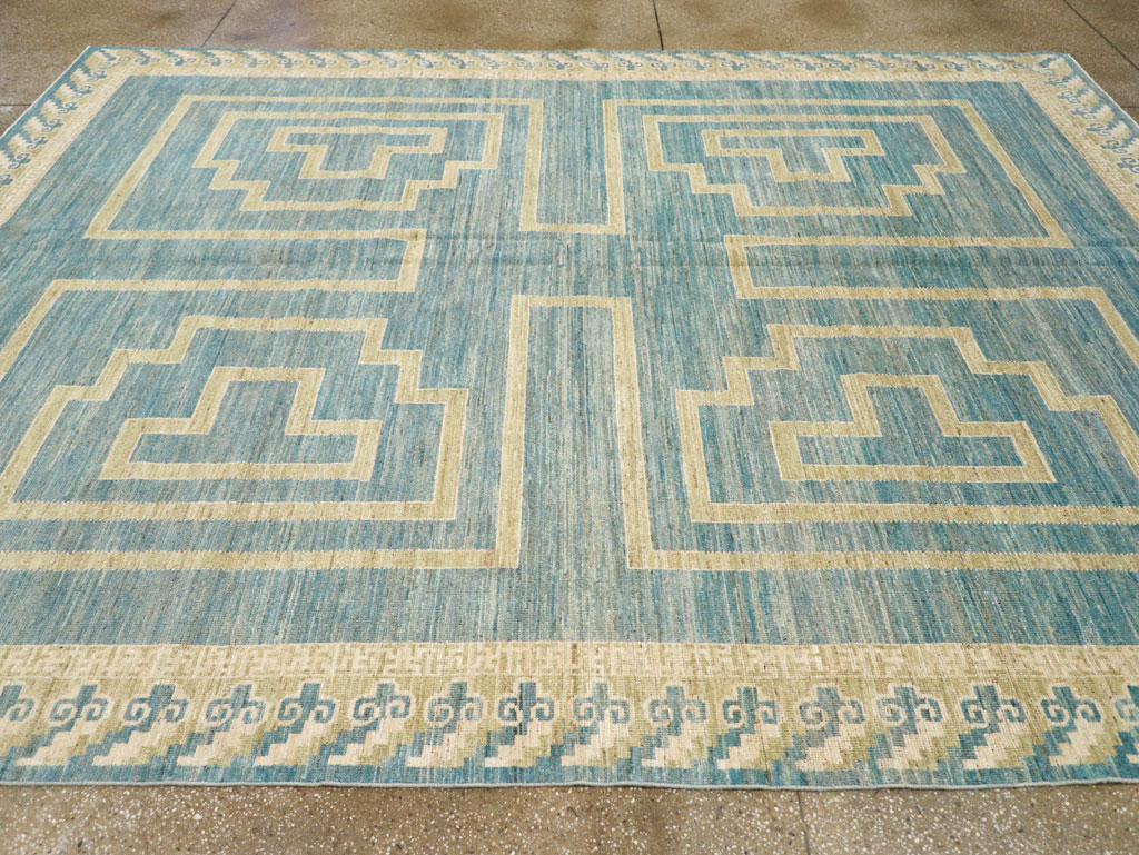 African Tuareg Inspired Modern East Turkestan Khotan Room Size Carpet, No.31723 - Gss
