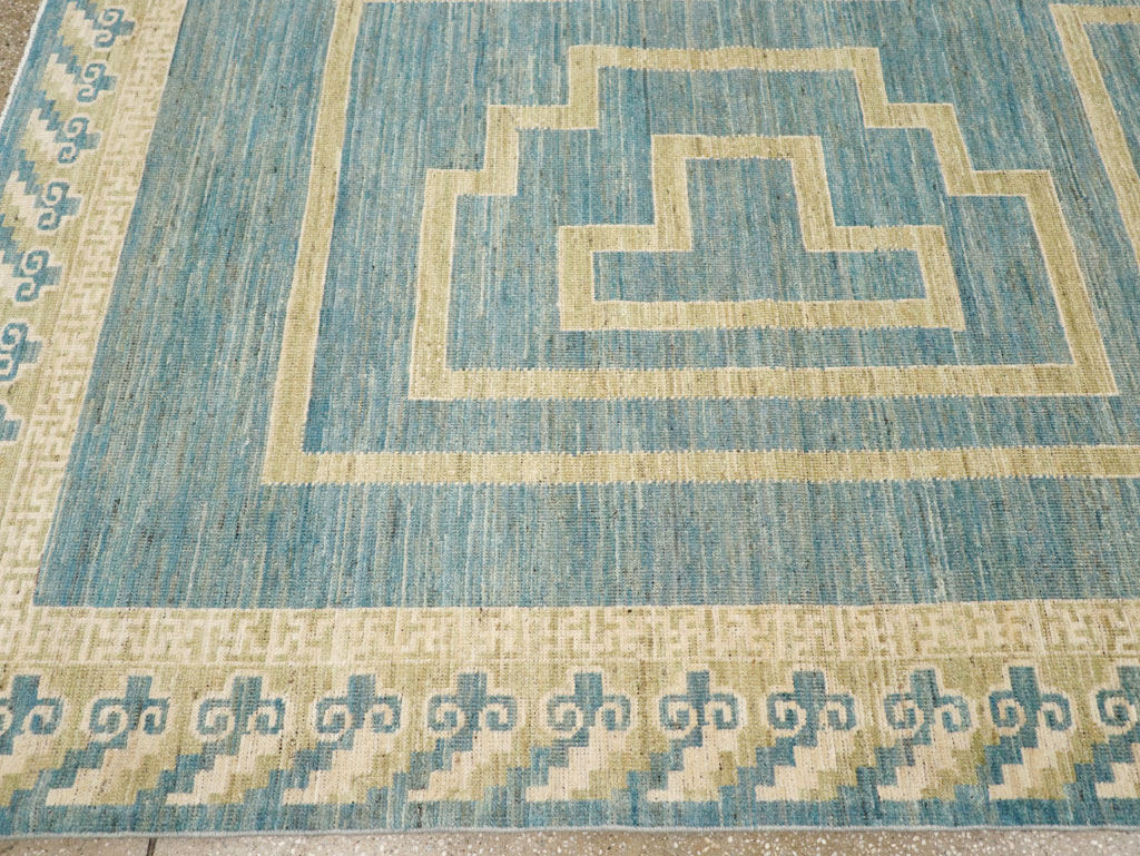 Modern African Tuareg Inspired East Turkestan Khotan Room Size Carpet, No.31723 - Gss