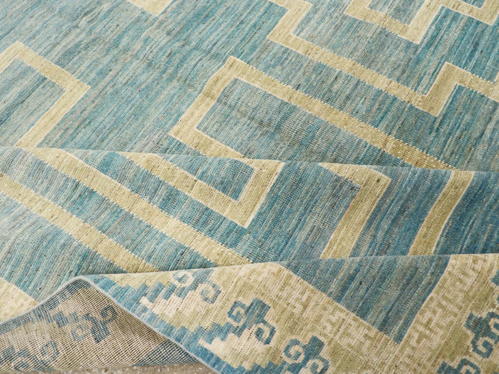 African Tuareg Inspired Modern East Turkestan Khotan Room Size Carpet, No.31723 - Gss