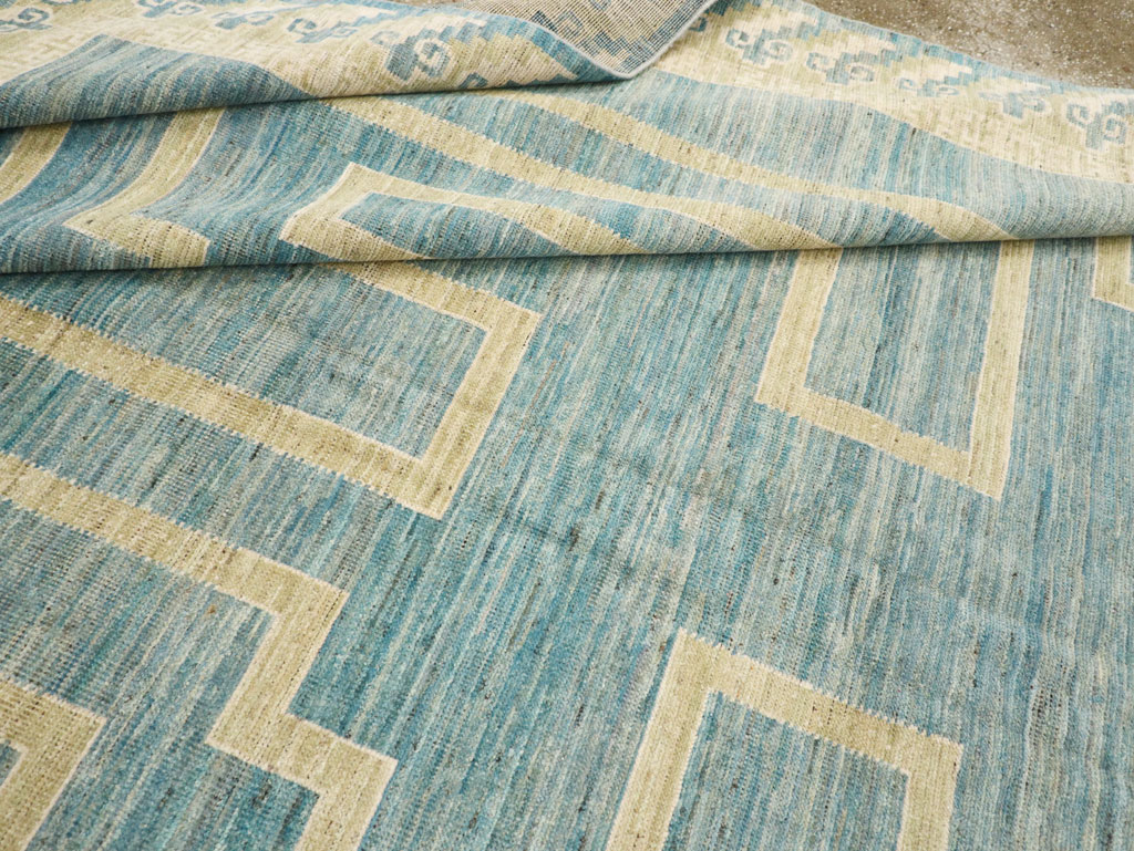 African Tuareg Inspired Modern East Turkestan Khotan Room Size Carpet, No.31723 - Gss