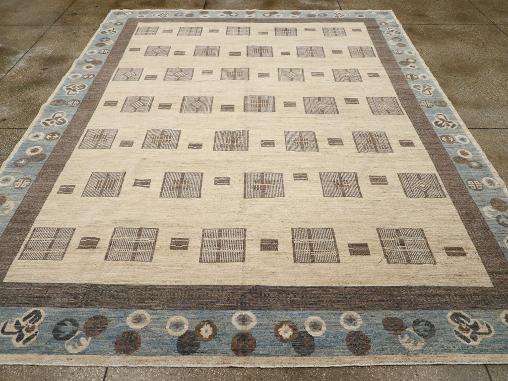 Modern East Turkestan Khotan Room Size Carpet, No.31724 - Gss