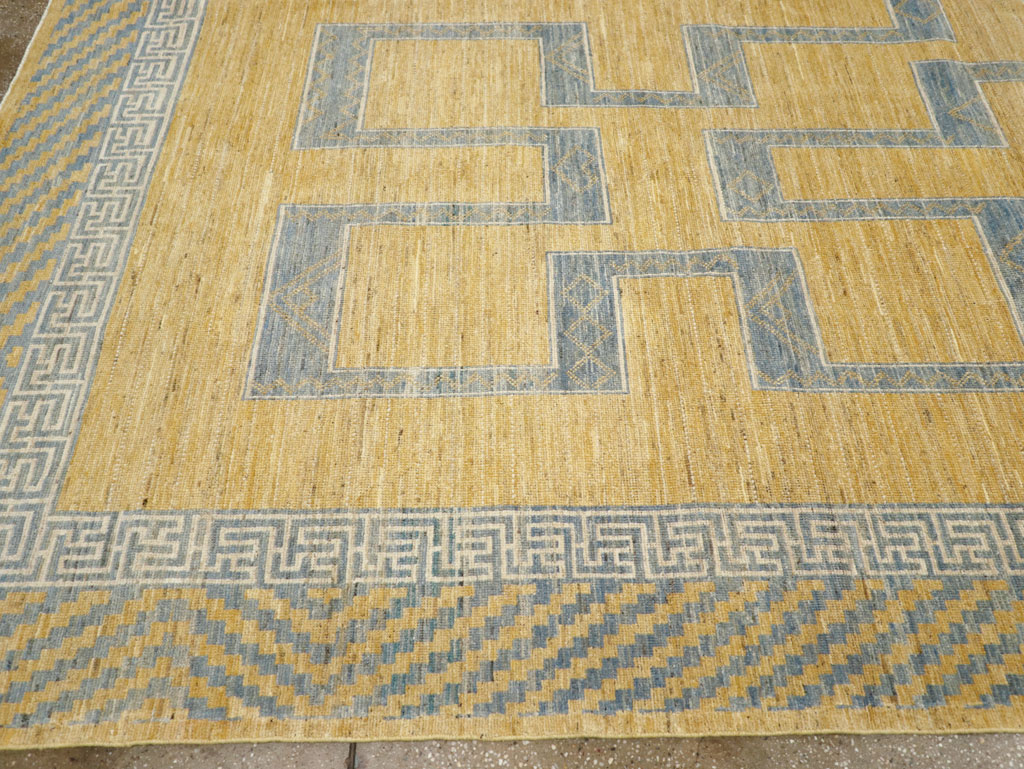 African Tuareg Inspired Modern East Turkestan Khotan Room Size Carpet, No.31726 - Gss