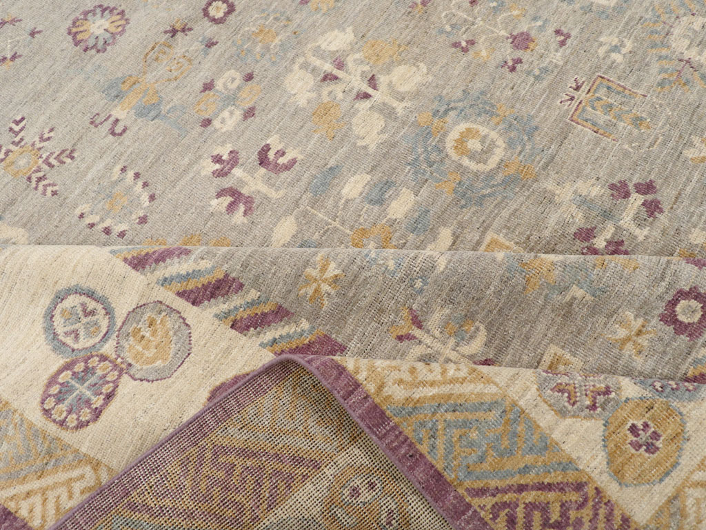 Modern East Turkestan Khotan Room Size Carpet, No.31731 - Gss