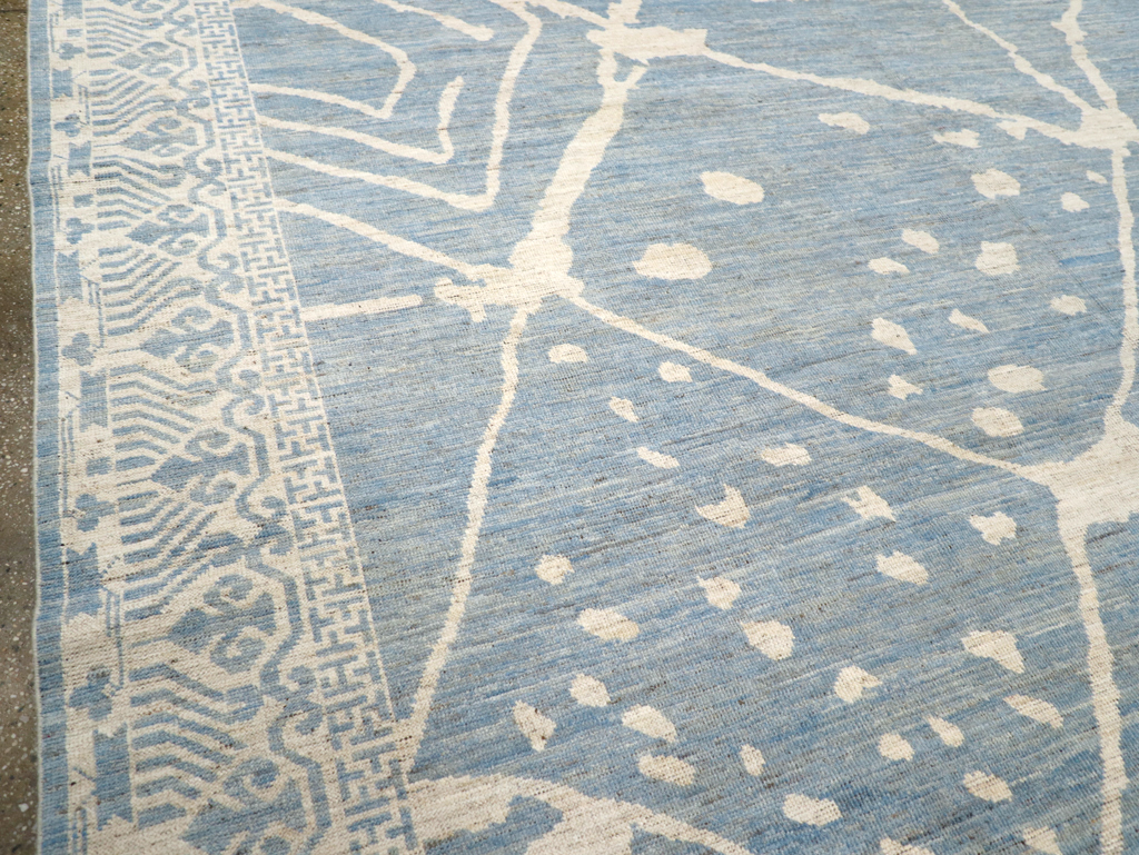 Modern East Turkestan Khotan Room Size Carpet, No.31732 - Gss