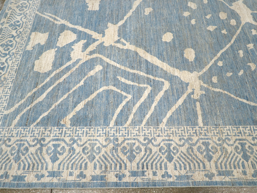 Modern East Turkestan Khotan Room Size Carpet, No.31732 - Gss