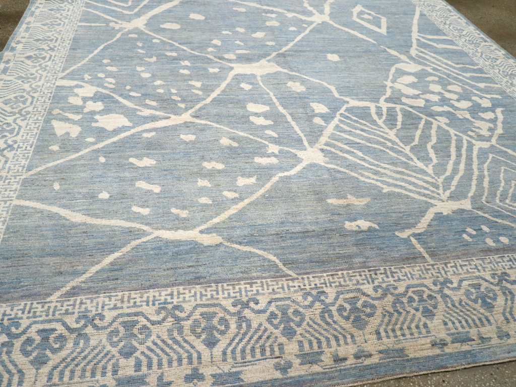 Modern East Turkestan Khotan Room Size Carpet, No.31732 - Gss