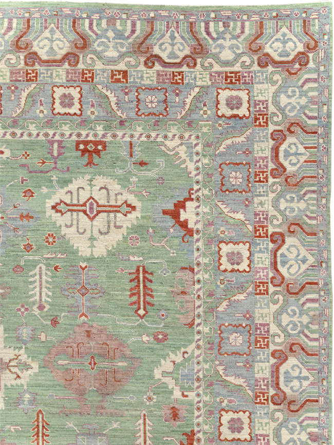 Modern East Turkestan Khotan Room Size Carpet, No.31733 - Gss