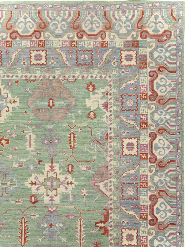 Modern East Turkestan Khotan Room Size Carpet, No.31733 - Gss