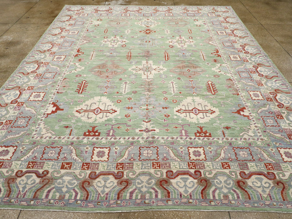 Modern East Turkestan Khotan Room Size Carpet, No.31733 - Gss