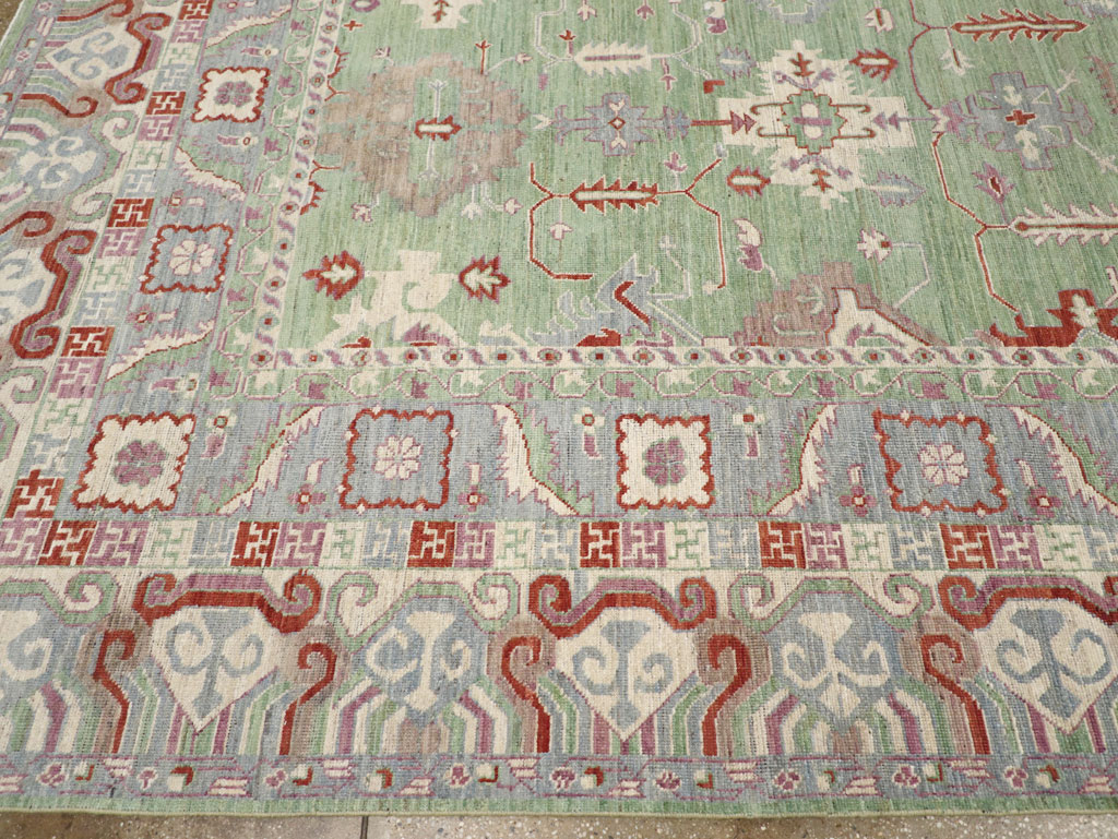 Modern East Turkestan Khotan Room Size Carpet, No.31733 - Gss