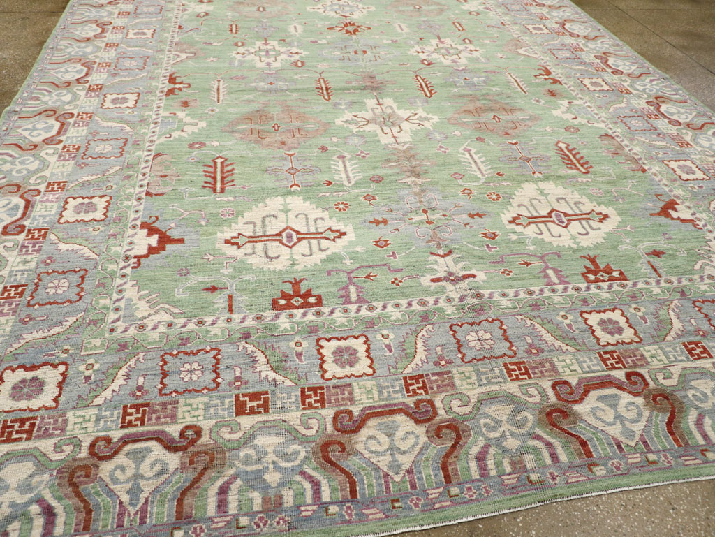 Modern East Turkestan Khotan Room Size Carpet, No.31733 - Gss