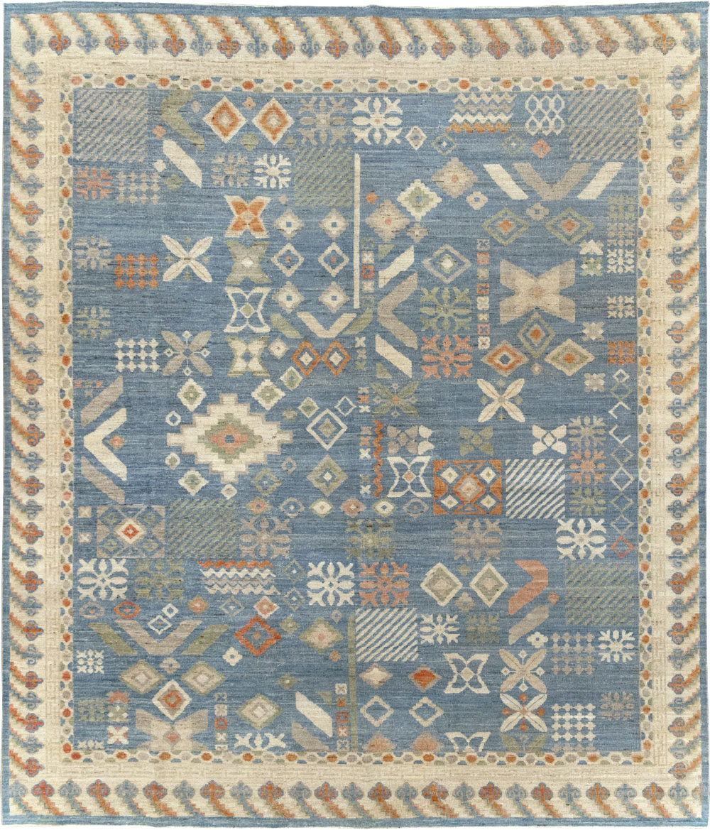Modern East Turkestan Khotan Small Room Size Carpet, No.31734 - Gss