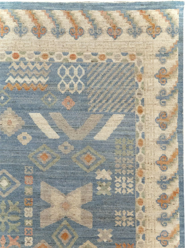 Modern East Turkestan Khotan Small Room Size Carpet, No.31734 - Gss