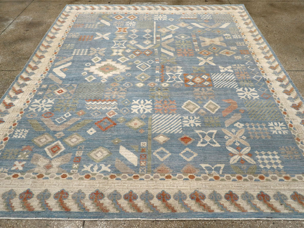 Modern East Turkestan Khotan Small Room Size Carpet, No.31734 - Gss