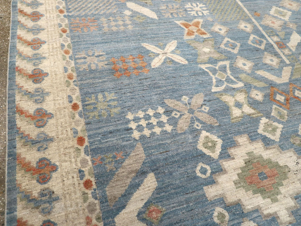 Modern East Turkestan Khotan Small Room Size Carpet, No.31734 - Gss