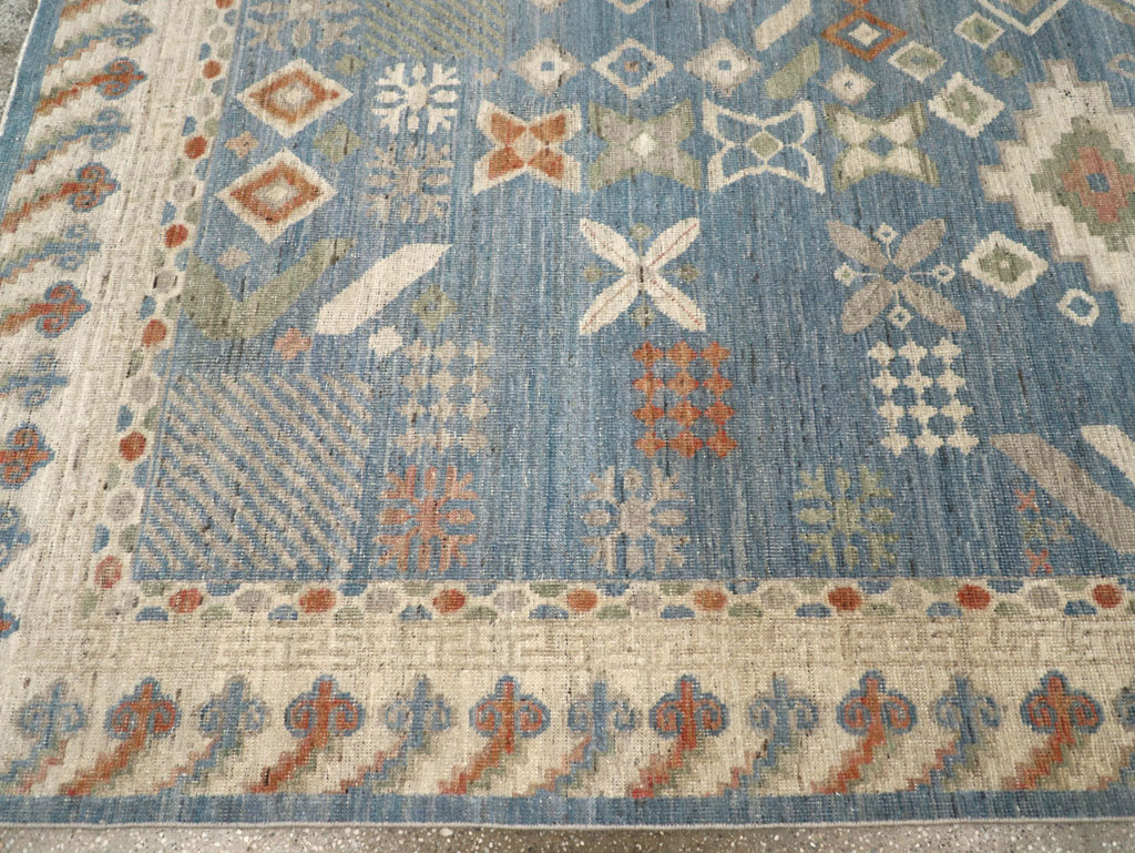 Modern East Turkestan Khotan Small Room Size Carpet, No.31734 - Gss
