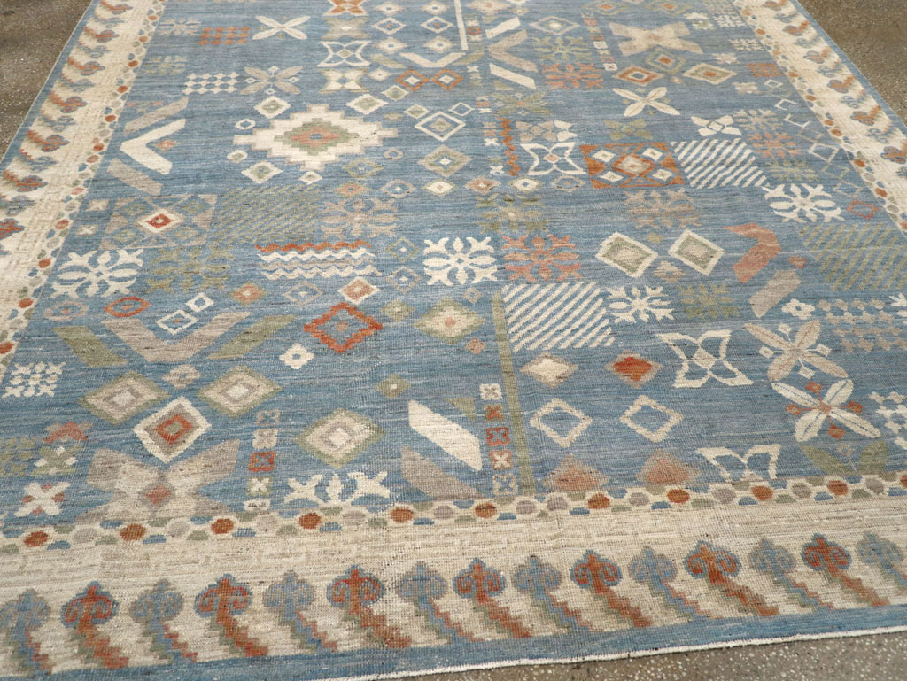 Modern East Turkestan Khotan Small Room Size Carpet, No.31734 - Gss