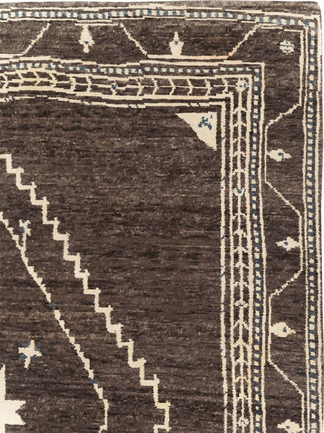 Modern Tibetan Agra Style Small Room Size Carpet, No.31736 - Gss