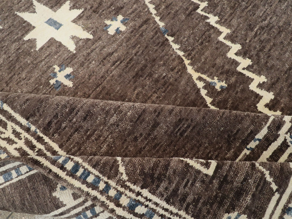 Modern Tibetan Agra Style Small Room Size Carpet, No.31736 - Gss