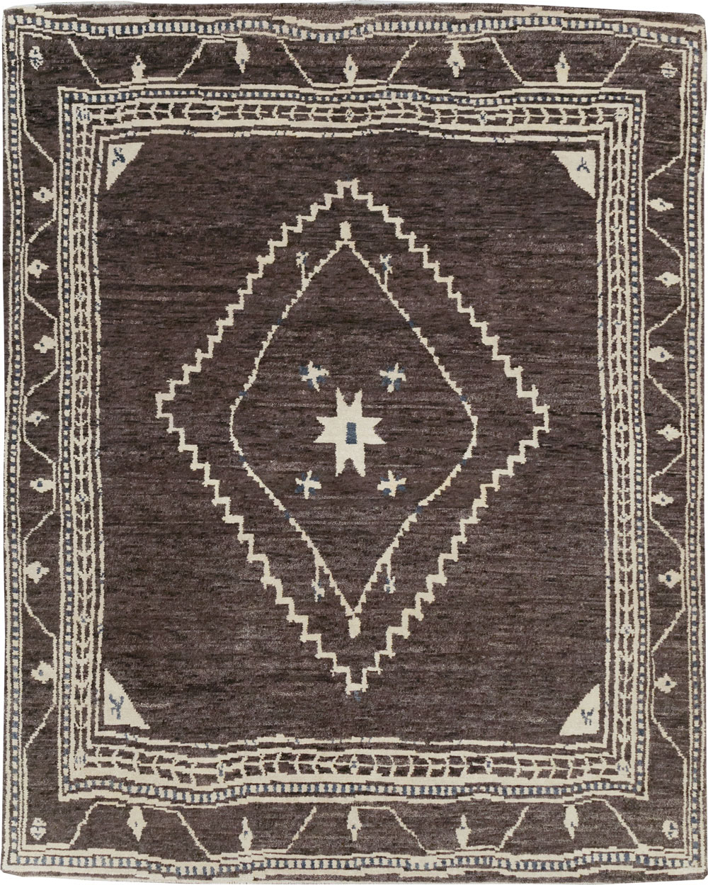 Tribal Style Modern Indian Agra Small Room Size Carpet, No.31737 - Gss