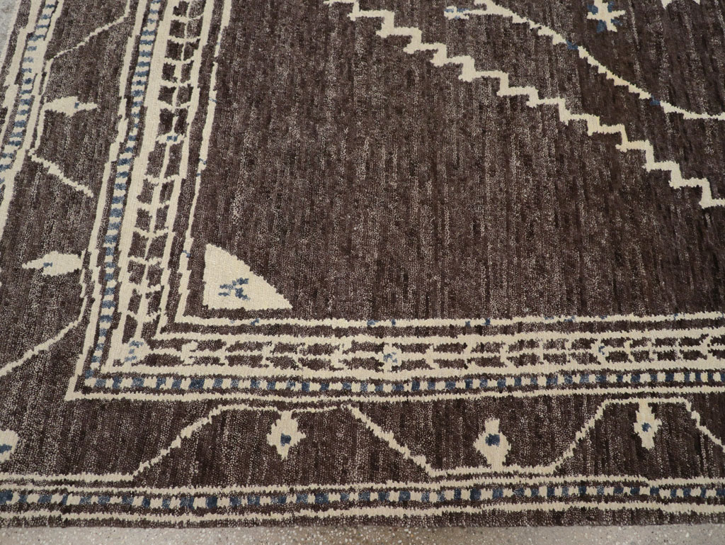 Tribal Style Modern Indian Agra Small Room Size Carpet, No.31737 - Gss