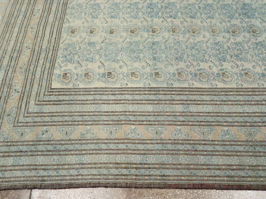 Antique Central Asian Turkoman Room Size Carpet, No.31738 - Gss