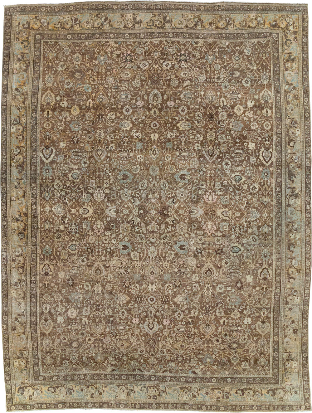 Antique Persian Bidjar Room Size Carpet, No.31740 - Gss