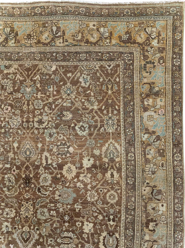 Antique Persian Bidjar Room Size Carpet, No.31740 - Gss
