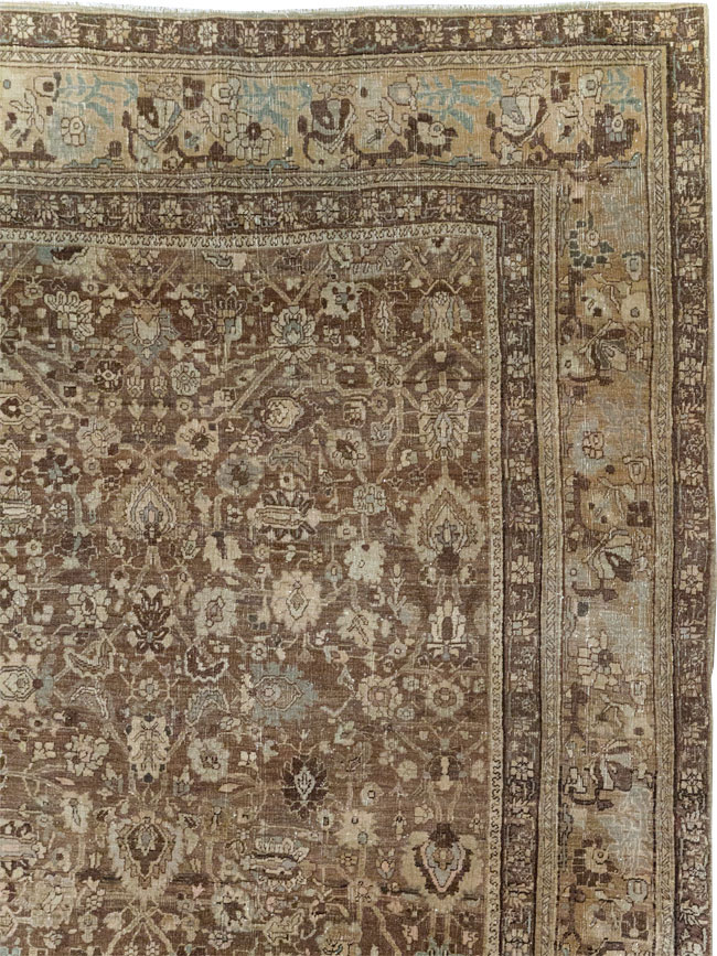 Antique Persian Bidjar Room Size Carpet, No.31740 - Gss