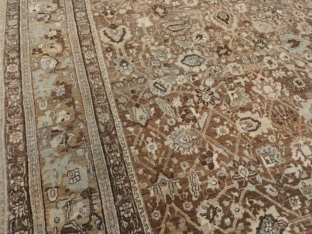 Antique Persian Bidjar Room Size Carpet, No.31740 - Gss