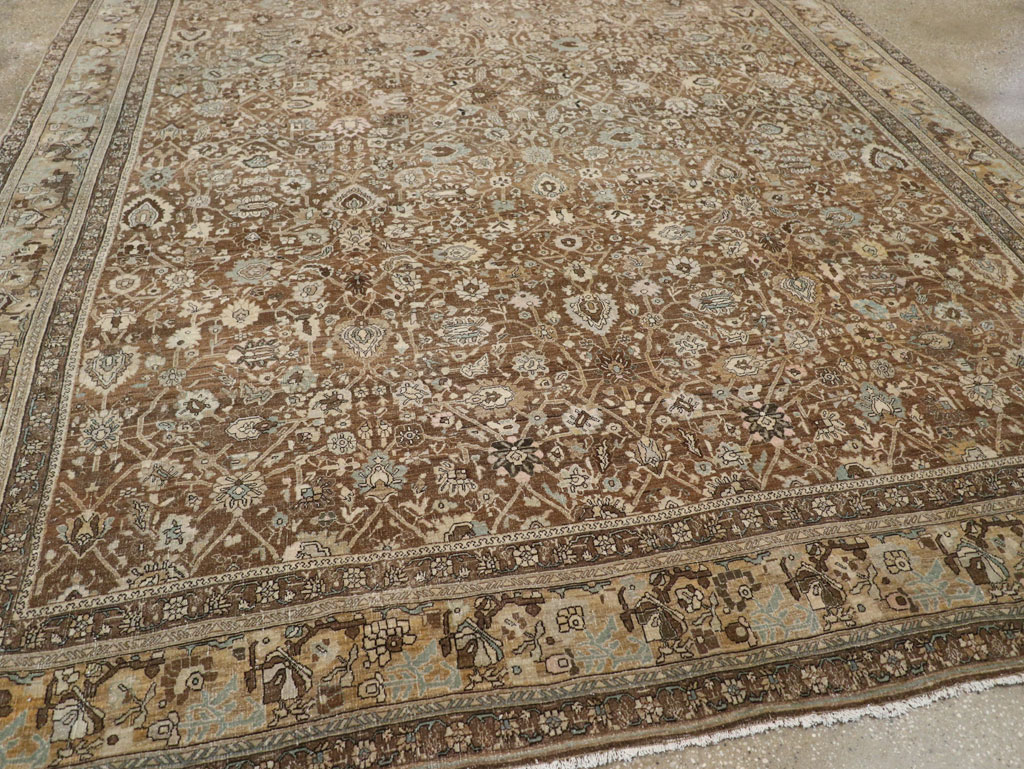 Antique Persian Bidjar Room Size Carpet, No.31740 - Gss